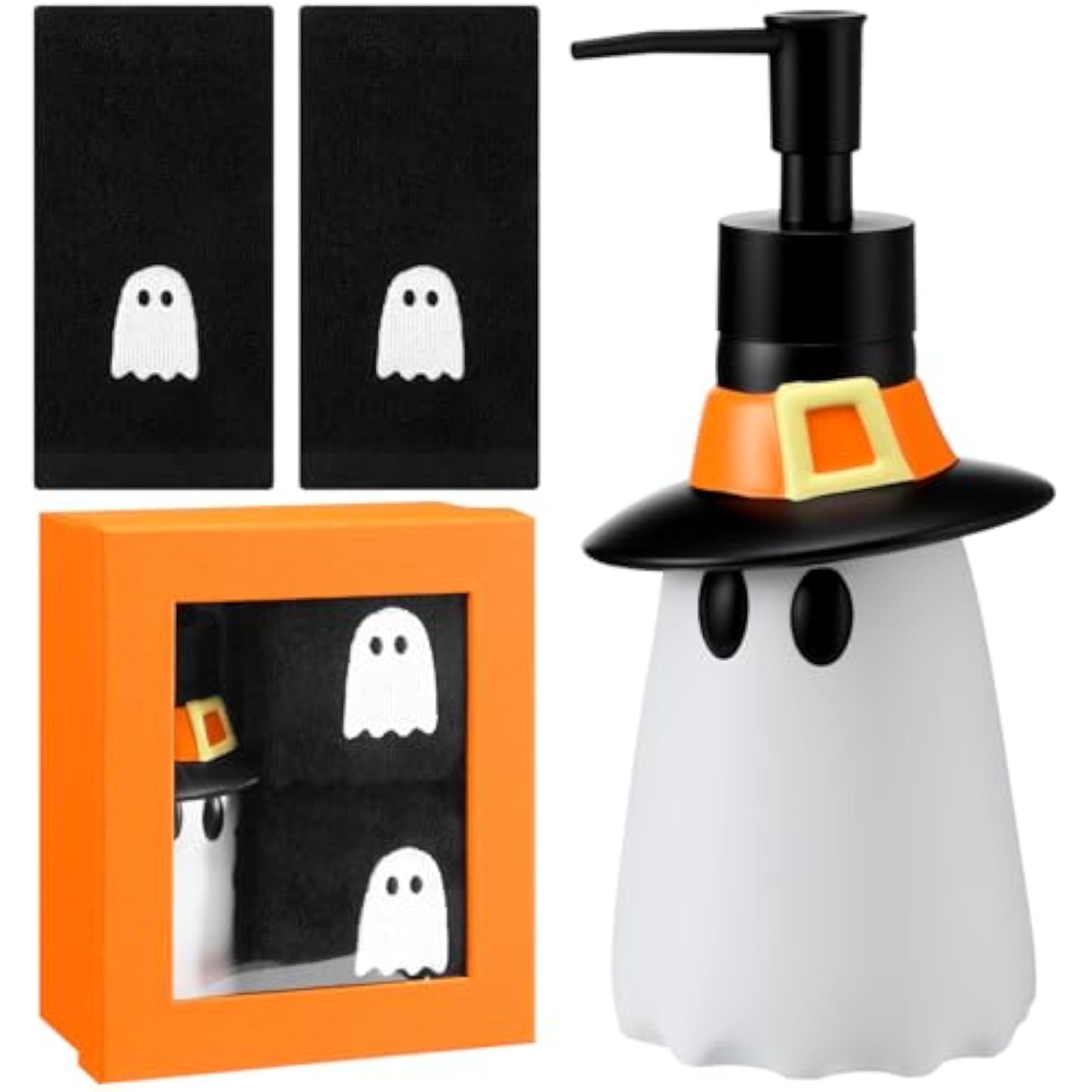 4 Pcs Halloween Bathroom Accessories Gift Set