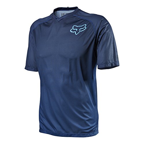 Fox Men's Flow Jersey, Blue, Large