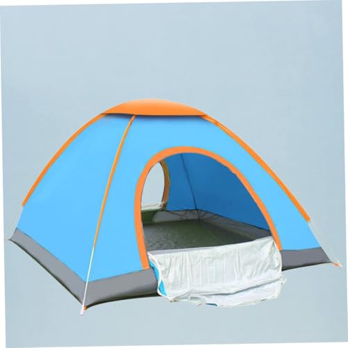 Carpa plegable automática para 1 persona, azul miniatura 3