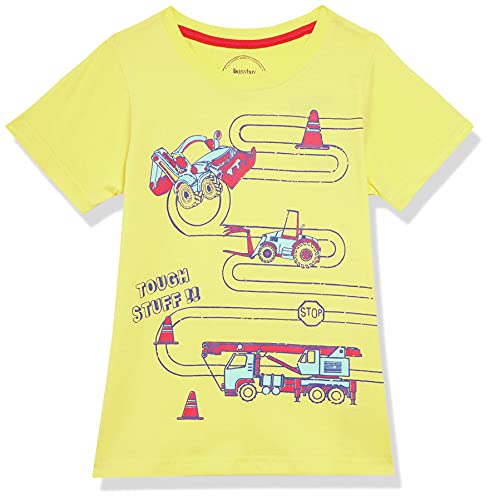 Image of Easybuy Boy's Slim T-Shirt (SS21SK01BX Yellow 4Y)