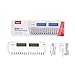 Tenergy TN438 16 Bay Battery Charger for AAA and AA Rechargeable Batteries, AA/AAA NiMH/NiCd Rechargeable Batteries Charger with AC Wall Adapter and Car Adapter