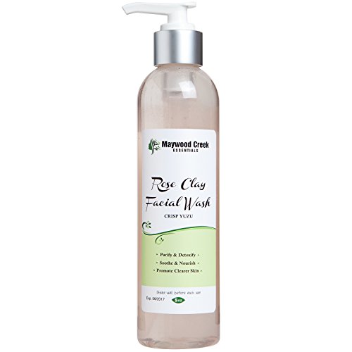 BEST ROSE CLAY FACIAL WASH - - Includes Rose Clay the Trendy New ingredient used for fighting wrinkles and aging! - Handcrafted Face Wash Cleanser - Anti Aging Cleanser