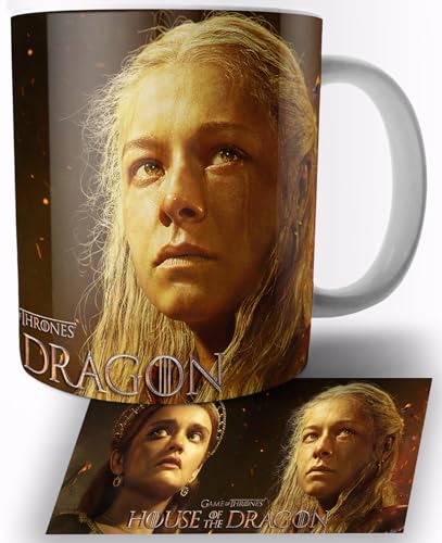House of the Dragon Olivia Cooke Taza de Ceramica Blanca 325ml Mug