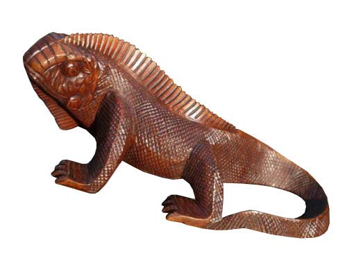 Wogeka Großer LEGUAN Echse Tier Figur Holz Drache Reptil Leguan20 Wogeka Großer LEGUAN Echse Tier Figur Holz Drache Reptil Leguan20