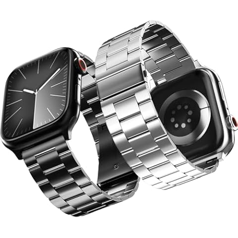 Stainless Steel Apple Watch Straps 49mm 46mm Cover