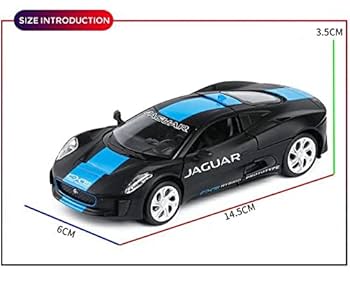 Amazon | ミニカー スケールモデルカー 1:32ジャガーC-X75合金