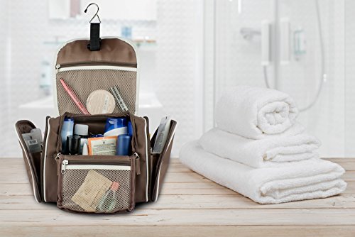 Manoda, Beauty Case marrone Mocca-Beige