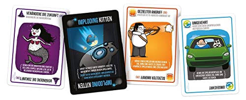 Asmodee Exploding Imploding Kittens Expansion Party Game Card Game German