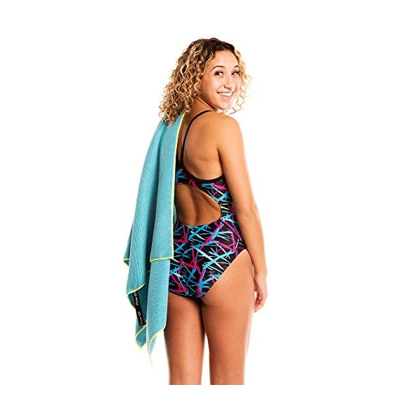 Flow Microfiber Quick Dry Swim Towel - Pool Towels for Competitive Swimming and Other Water Sports with Medium and Large Options Available - Image 6