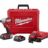 Milwaukee 2750-22CT M18™ 1/4" Hex Brushless Impact Driver Kit