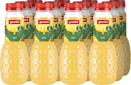 Granini - Néctar de Piña a partir de Zumo de Piña Pack 12 x 330ml Clásicos