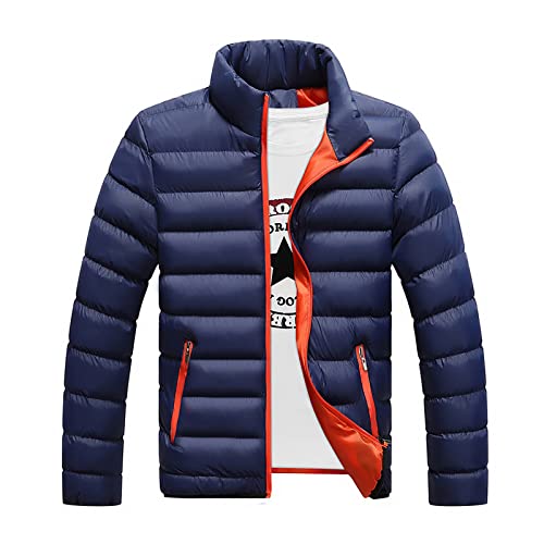 Ymosrh Men's Jacket Packable Puffer Lightweight Windproof Winter Coat Outwear Light Jackets for Men, L-5XL4