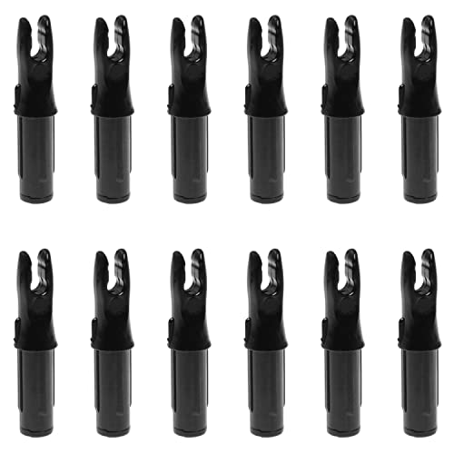 Zrm&E 12Pcs Arrow Tail Od 6.2Mm/0.244'' Archery Arrow Nock Plastic Insert Arrow Nocks Tail For Diy Hunting Shooting Arrows #TOP27