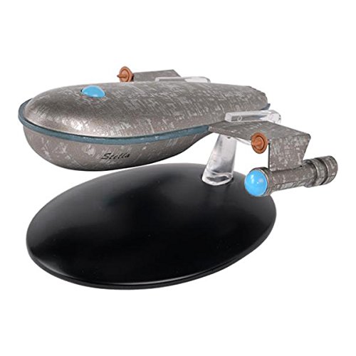 Filmwelt Shop Harry Mudd's Class-J Starship (Stella) - Eaglemoss Collection Modell - Star Trek die Offizielle Sammlung: Ausgabe #79 mit deutschem Magazin Cover