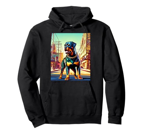 GTA Rottweiler Style Pullover Hoodie