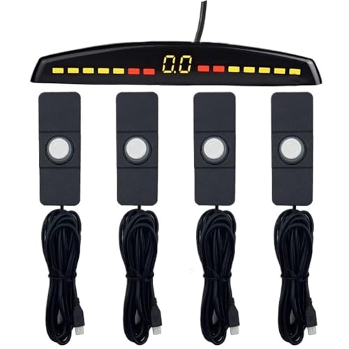Radar recul voiture anti collision avec 4 sondes de stationnement et double CPU rapide