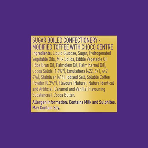 Image of Cadbury Choclairs Gold Coffee Candy, 560 g (100 Candies)
