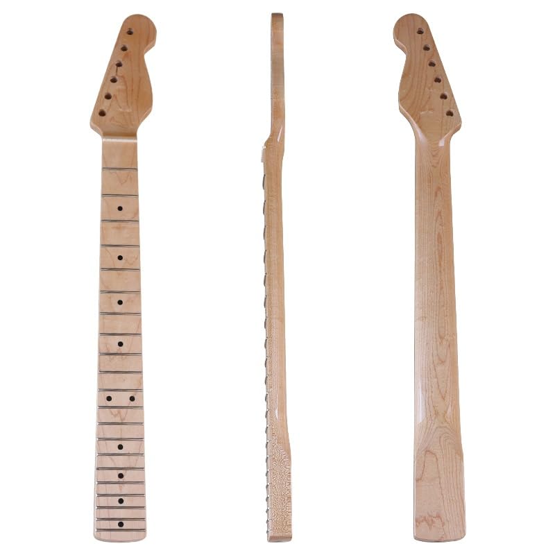 Manche guitare électrique 21 frettes en bois d'érable du Canada de type M5