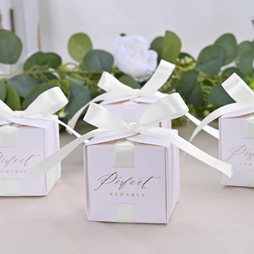 Image of Double Face Off White Satin Ribbon 5 /8 inch X 50 Yards Polyester Off White Ribbon for Gift Wrapping Very Suitable for Weddings Party Invitation Decorations and More