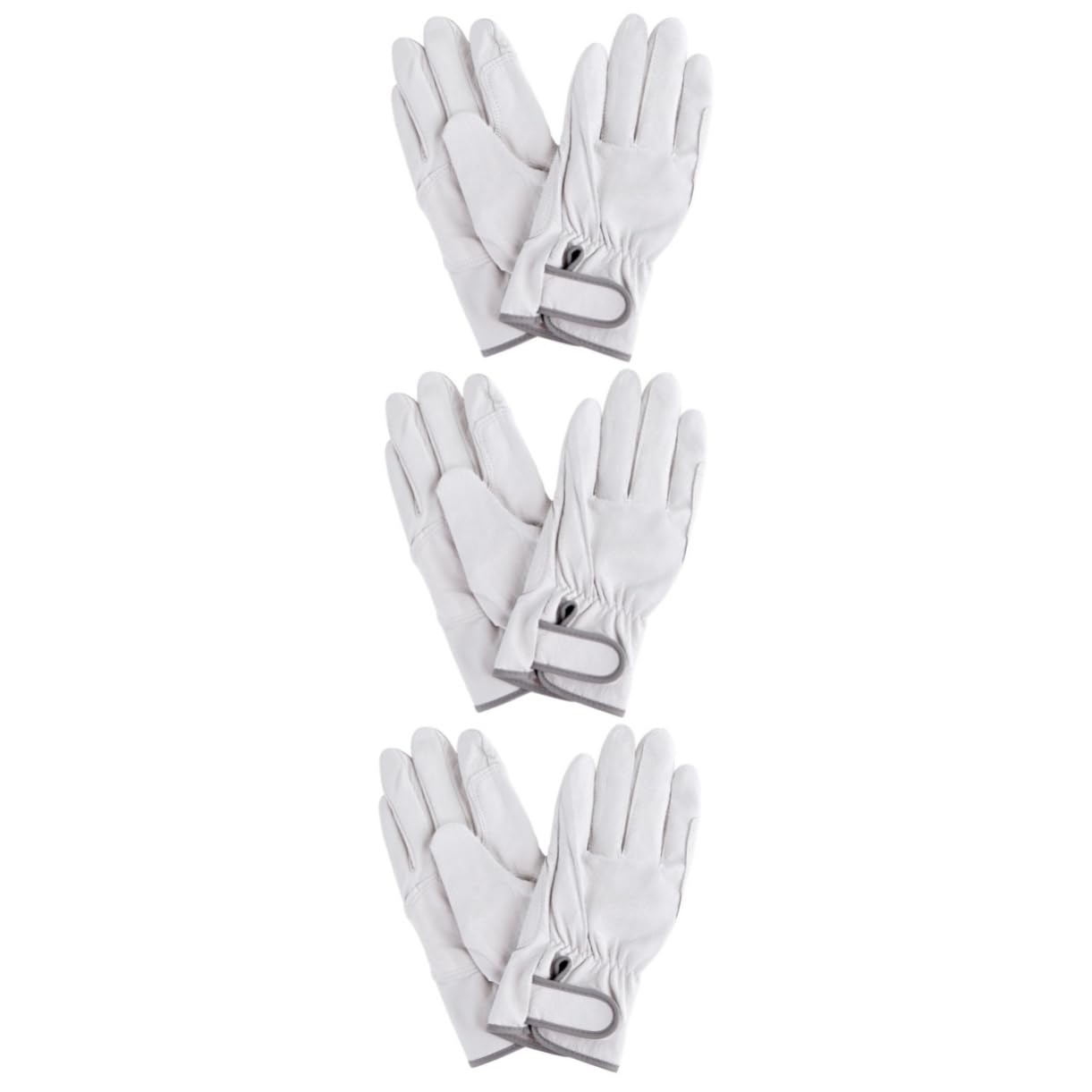 Hemobllo 3 Pares De Guantes Ignífugos Con Puños Ajustables Para Soldar Cocinar Y Acampar