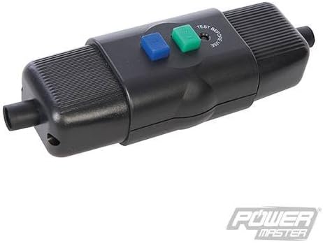 In-Line Active Outdoor RCD 16A 230V~ 50Hz Active (non-latching) inline 16A/3600W residual current device (RCD) to prevent electric shock from faulty mains devices or water ingress. Active type is reco