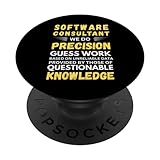 Software-Berater We Do Precision Guess Work PopSockets mit austauschbarem PopGrip