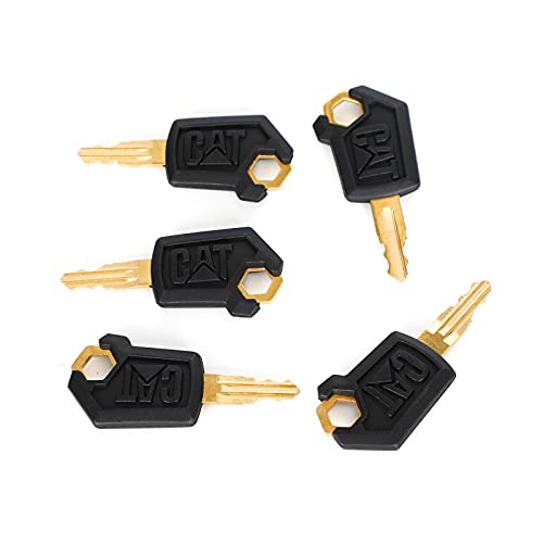 Areyourshop Chave de ignição 5 chaves Master Cat Caterpillar equipamento pesado 5P8500 para Caterpil