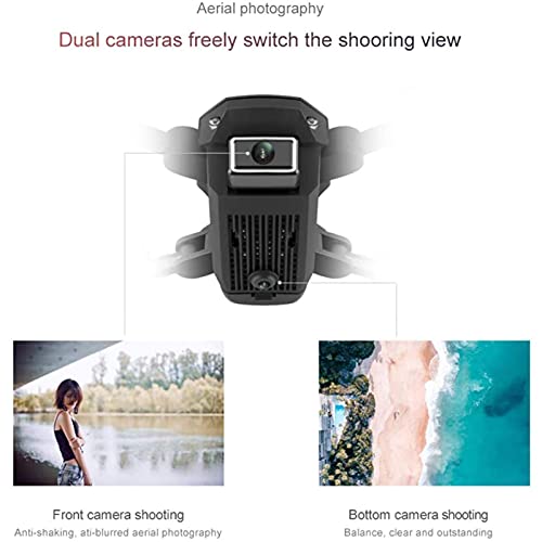 ZHCJH Drohne mit Kamera 4K-Drohne Dual-Kamera Optischer Fluss Positionierung WiFi FPV-Drohne Headless-Modus Höhe Halten… – Bild 4