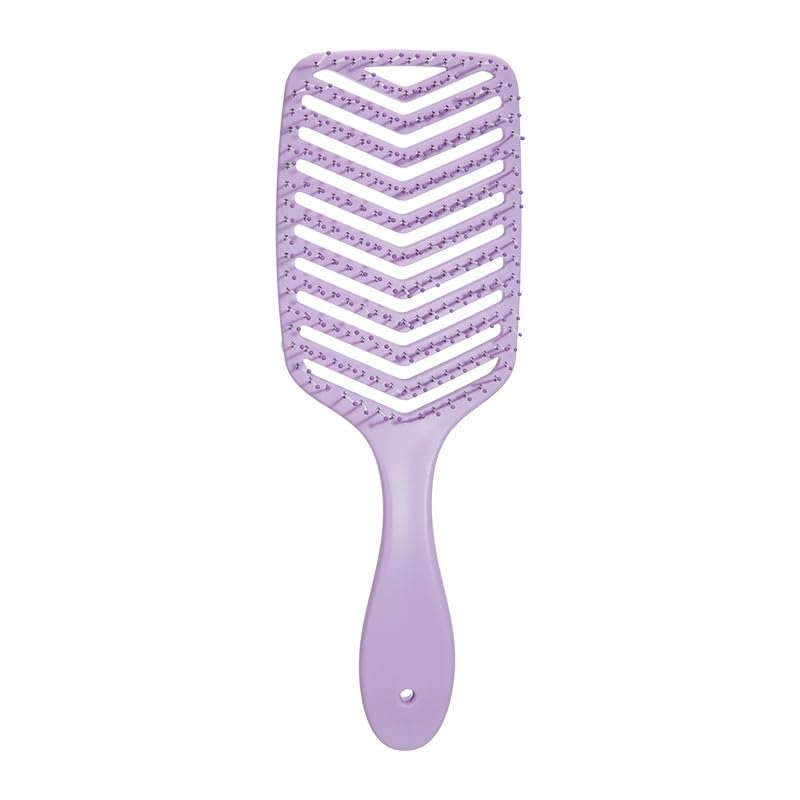 Fluffy Comb Hairstyle for Long Hair Hollowed Out Curly