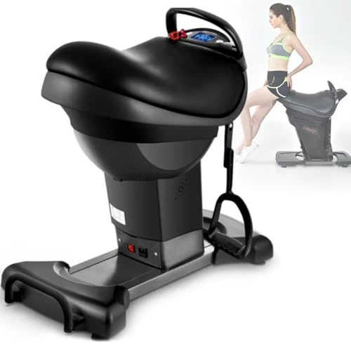 屋内家庭用フィットネス機器 電動乗馬マシン フィットネス脂肪燃焼マシン スポーツスリミングマシン 3つのインテリジェントモード 20段階スピード LCDディスプレイ ブラック-Black