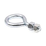 Prime-Line 9066782 Eye Bolts with Nuts, 3/8 in.-16 X 2-1/2 in., Zinc Plated Steel (20 Pack)