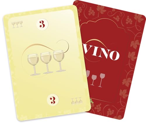 VINO: Das verrückte Spiel für Weinliebhaber | Lustiges Kartenspiel für schnelle Spielrunden mit 2-6 Spielern | originelle Geschenkidee für Weintrinker