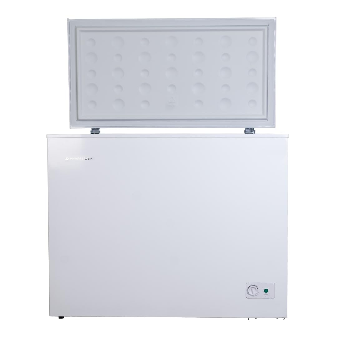 PYRAMIDEA Congelatore a Pozzetto CNG304 Convertibile Bianco 250 Litri | Classe Energetica E, Cestello Interno, Convertibile a Frigorifero