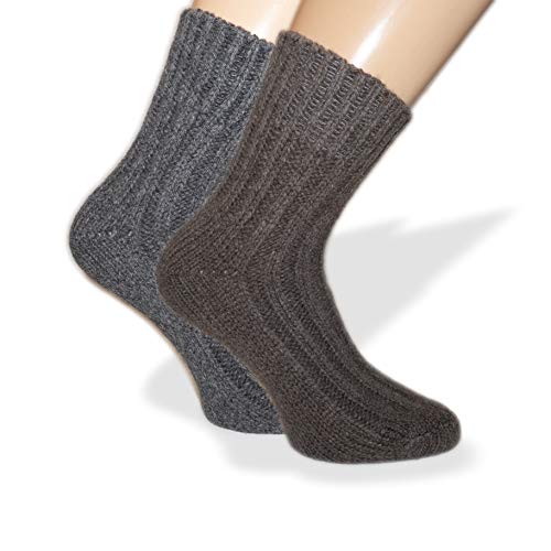 Chaussettes de maison homme chaudes et épaisses taille 43-46 lot de 2