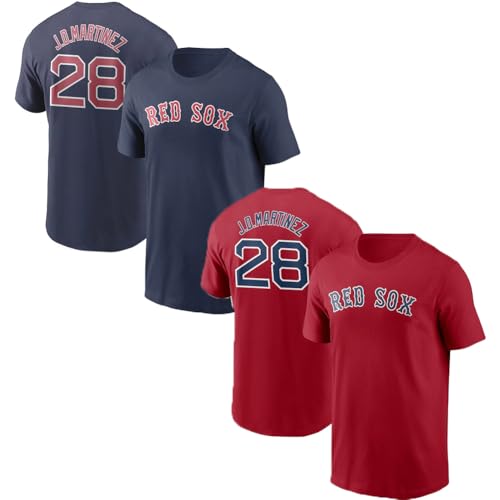 [Farstyle] ���b�h�\�b�N�X J.D. �}���e�B�l�X T�V���c ���� �싅 �V���c �w��28 J.D.MARTINEZ �����V���c MLB �L�O�V���c �����Y �g���[�j���O �j�����p ���K �ʋ� ��l�p ����� (XL,A) [���s�A���i]