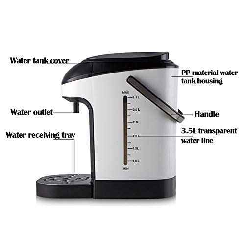 Instant Electric Hot Water Dispenser 2000W 3.5L ze stali nierdzewnej z wyświetlaczem LCD Inteligentna kontrola tempa do kawy