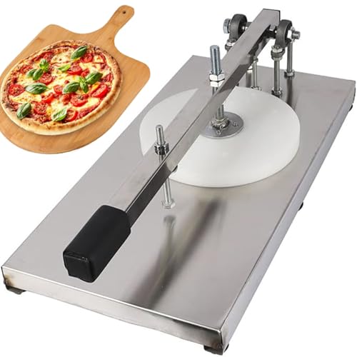 Presse à pâte à pizza manuelle en acier inoxydable pour usage domestique et commercial