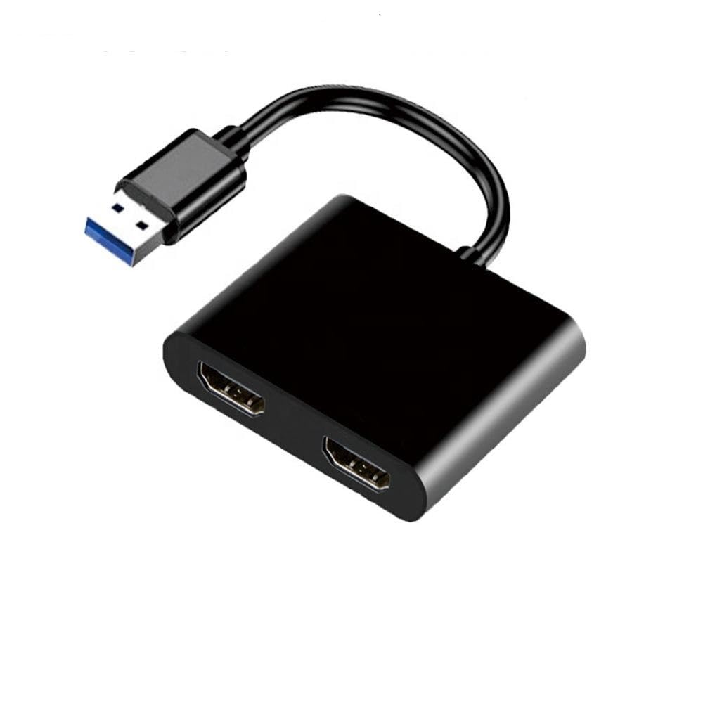 FORIDA USB 3.0 to Dual HDMI Adapter, USB-A to 2 HDMI Splitter for Dual Monitors, Supports 4K@30Hz & 1080P@60Hz, External Graphics Adapter Compatible with Windows, macOS, Chrome OS-image-21