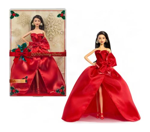 Barbie Signature 2026 Holiday Doll Dark Brown Hair