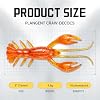 SOLOKING Soft Plastic Fishing Lures - Second Generation Evolved Bait with Natural Shrimp Oil, Salt Injection Technology, Super Elastic Imported PCV Material - Laser Reflector & Submarine Modeling
