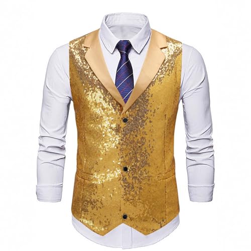 Gilet à sequins grandes tailles pour spectacles et soirées habillées