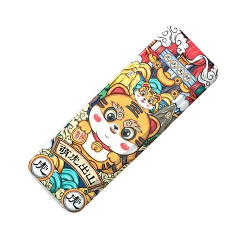 DOITOOL Portable USB Flash Drive Cute Tiger Disk Thumb Drive with Retractable Nonslip Button Protective Cover for Data Storage