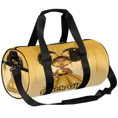 Bolsa de viaje negra deportiva para gimnasio y bolsa de mano ligera para baile
