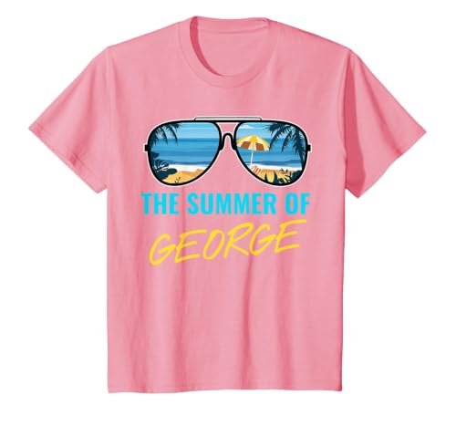 The Summer of George Pop Culture T-Shirt, Youth, Pink, Small