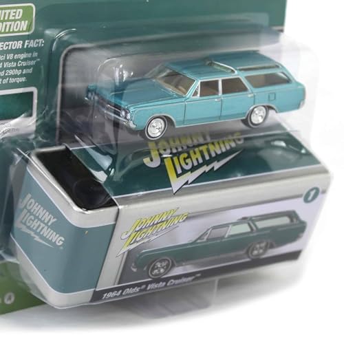 Johnny Lightning 1/64 1964 Oldsmobile Vista Cruiser miniatura 4
