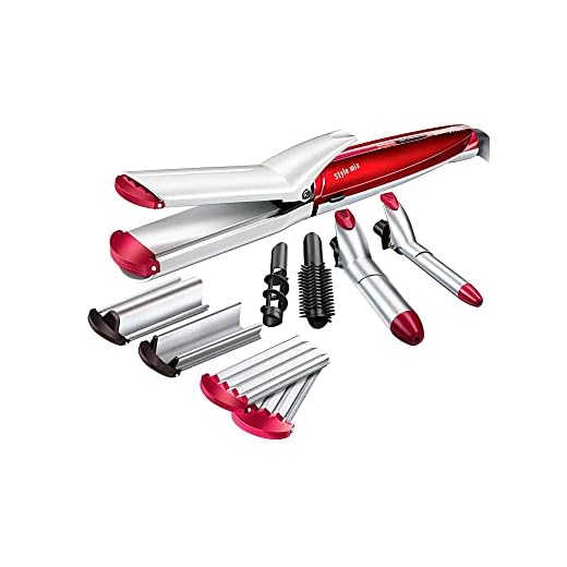BaByliss Style Mix Multistyler 10-in-1 Locken, Glätten, Kreppen, Deep Waves Aufsätze zum Wechseln MS22E