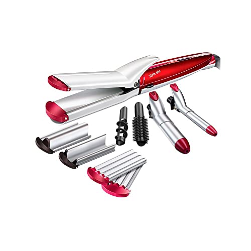 BaByliss Multi-Styler 10-1 Style Mix pour le volume, les boucles, les ondulations, les gaufres et le lissage MS22E