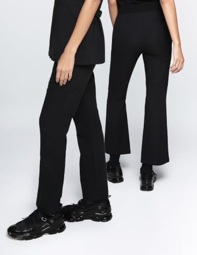 Image of Sedona Flared Scrub Pants for Women - High-Waisted, Slim Flared Fit with 6 Functional Pockets, Stylish Design