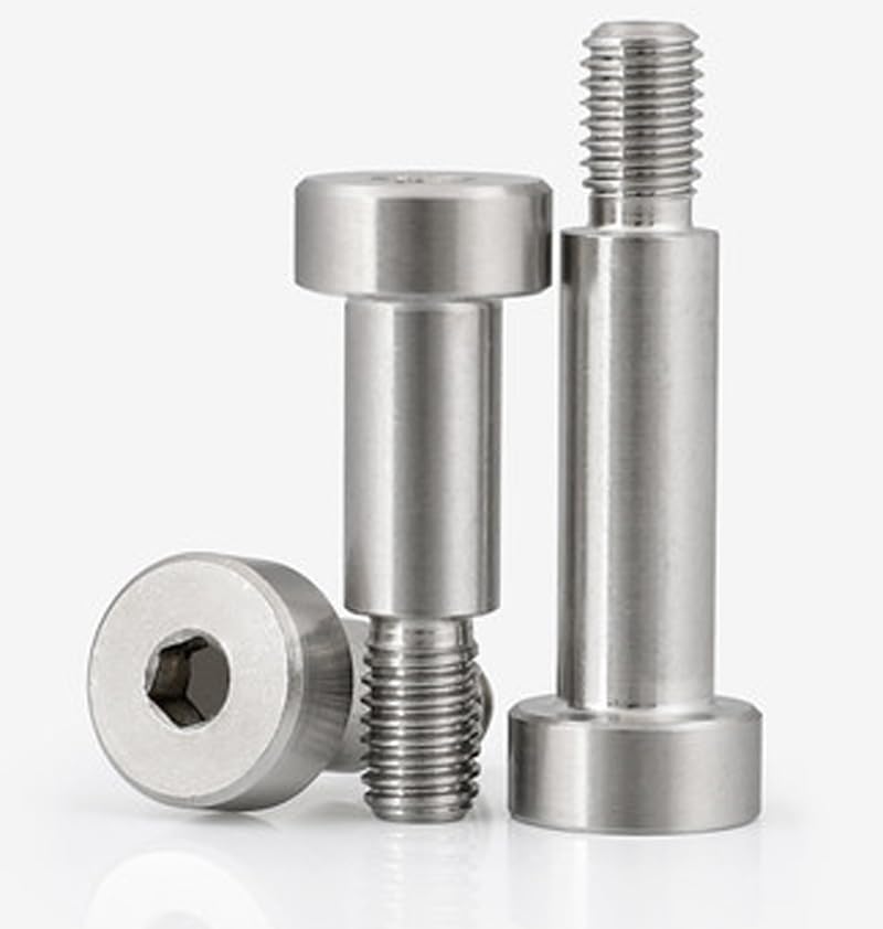 Generic 2pcs M3 Allen contour limit screw plug screws hexagon shaft shoulder sai da bolt 304 stainless steel polished rod diameter D4 - (Dimensions: M3xD4x23mm)