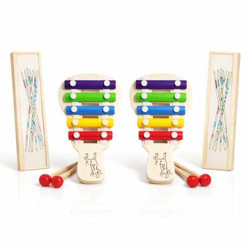 Image of Mikado - Wooden 31 Pickup Stick - Family Indoor & Outdoor Game - Hand Made Toy for Kids - Pack of One Pcs (Combo-7)